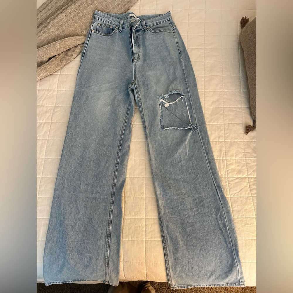 12th Tribe Denim Jeans in Light Blue